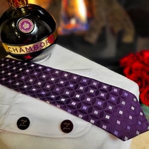 Michael Kors purple tie